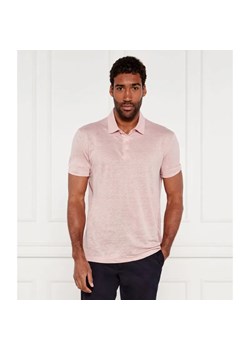 BOSS BLACK Lniane polo Parris 73_DB | BECKHAM x BOSS | Regular Fit ze sklepu Gomez Fashion Store w kategorii T-shirty męskie - zdjęcie 185424028