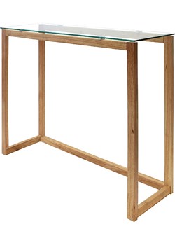 THE HOME DECO FACTORY Konsola w kolorze jasnobrązowym - 100 x 87 x 32 cm ze sklepu Limango Polska w kategorii Meble - zdjęcie 185425005
