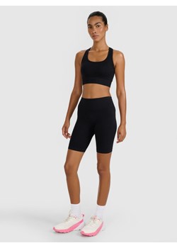 Damskie kolarki treningowe 4F 4FWMM00TFSTF082 - czarne ze sklepu Sportstylestory.com w kategorii Szorty - zdjęcie 185425075