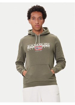 Napapijri Bluza B-Aylmer NP0A4I1D Khaki Regular Fit ze sklepu MODIVO w kategorii Bluzy męskie - zdjęcie 185426569