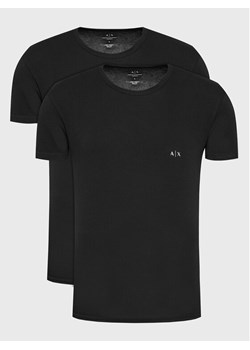 Armani Exchange Komplet 2 t-shirtów 956005 CC282 07320 Czarny Slim Fit ze sklepu MODIVO w kategorii T-shirty męskie - zdjęcie 185426577