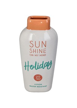 Kersten Wazon &quot;Sunscreen&quot; w kolorze białym - 8,8 x 19 x 5,6 cm ze sklepu Limango Polska w kategorii Wazony - zdjęcie 185429477