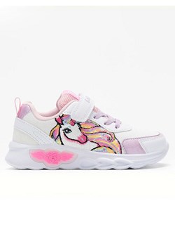 Lelli Kelly Sneakersy &quot;Maggie&quot; w kolorze biało-fioletowym ze sklepu Limango Polska w kategorii Buty sportowe dziecięce - zdjęcie 185429856