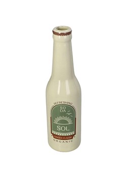 Kersten Wazon &quot;Soda Bottle&quot; w kolorze beżowym - wys. 24 x Ø 6,5 cm ze sklepu Limango Polska w kategorii Wazony - zdjęcie 185429909