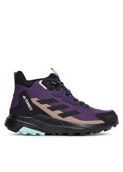 Trekkingi adidas Terrex Anylander Mid Rain.Rdy JQ9966 Fioletowy ze sklepu eobuwie.pl w kategorii Buty trekkingowe damskie - zdjęcie 185430389