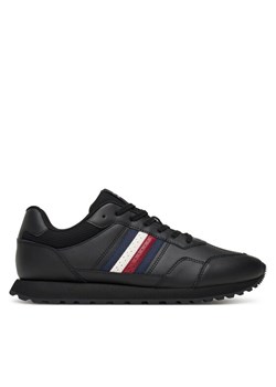 Sneakersy Tommy Hilfiger New Runner Eva Stripes FM0FM05637 Czarny ze sklepu eobuwie.pl w kategorii Buty sportowe męskie - zdjęcie 185430458