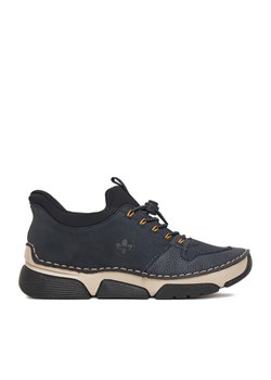 Sneakersy Rieker 45963-14 Granatowy ze sklepu eobuwie.pl w kategorii Buty sportowe damskie - zdjęcie 185430466