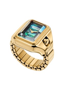 Zegarek Fossil Raquel Watch Ring ES5411 Złoty ze sklepu eobuwie.pl w kategorii Zegarki - zdjęcie 185430517