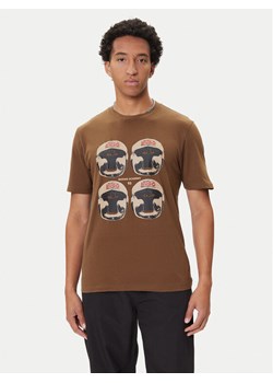 HUGO T-Shirt Diboxer 50542560 Brązowy Regular Fit ze sklepu MODIVO w kategorii T-shirty męskie - zdjęcie 185431387