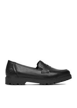 Rieker Loafersy 45560-02 Czarny ze sklepu MODIVO w kategorii Półbuty damskie - zdjęcie 185431476