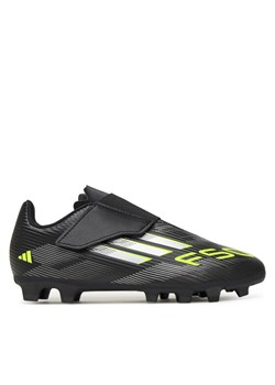 adidas Buty do piłki nożnej F50 Club Hook-and-Loop Firm/Multi-Ground Boots Kids JI0037 Czarny ze sklepu MODIVO w kategorii Buty sportowe dziecięce - zdjęcie 185431485
