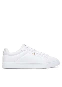 Sneakersy Tommy Hilfiger Icon Court FW0FW08815 Biały ze sklepu eobuwie.pl w kategorii Buty sportowe damskie - zdjęcie 185434348