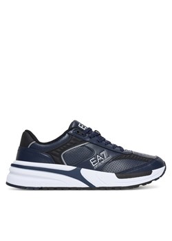 Sneakersy EA7 Emporio Armani 7X000360 AF19082 MZ169 Niebieski ze sklepu eobuwie.pl w kategorii Buty sportowe męskie - zdjęcie 185434445