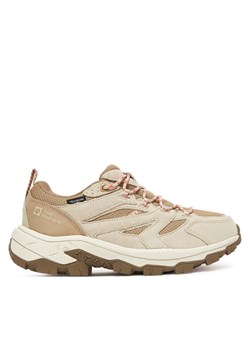 Trekkingi Jack Wolfskin Vojo Tour Texapore Low A62069 Beżowy ze sklepu eobuwie.pl w kategorii Buty trekkingowe damskie - zdjęcie 185434486