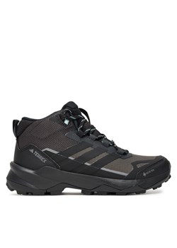 Trekkingi adidas Terrex Skychaser AX5 Mid GORE-TEX JQ2219 Szary ze sklepu eobuwie.pl w kategorii Buty trekkingowe damskie - zdjęcie 185434496