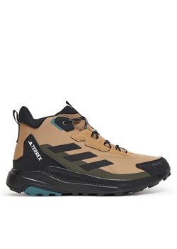 adidas Trekkingi Terrex Anylander Mid Rain.Rdy JQ9963 Brązowy ze sklepu MODIVO w kategorii Buty trekkingowe męskie - zdjęcie 185435449