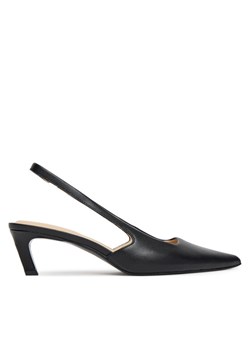 Calvin Klein Sandały Ess Kitten Heel Sling Back HW0HW02641 Czarny ze sklepu MODIVO w kategorii Sandały damskie - zdjęcie 185435509