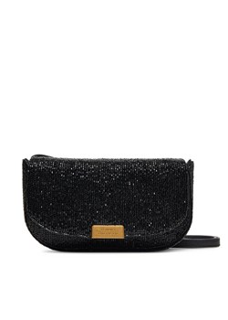 Tommy Hilfiger Torebka Party Le Mini Crossover Beaded AW0AW17940 Czarny ze sklepu MODIVO w kategorii Listonoszki - zdjęcie 185435538