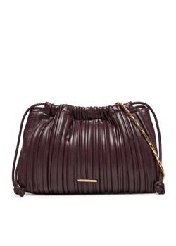 Calvin Klein Torebka Plisse Drawstring Bag LV04F3076G Bordowy ze sklepu MODIVO w kategorii Kopertówki - zdjęcie 185435546