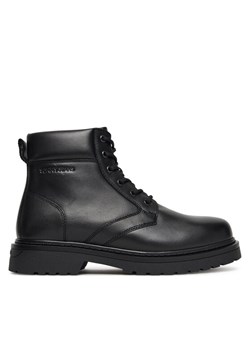 Tommy Jeans Kozaki EM0EM01706 Czarny ze sklepu MODIVO w kategorii Buty zimowe męskie - zdjęcie 185435558