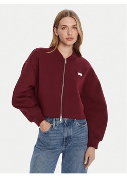 Calvin Klein Jeans Kurtka bomber LV047C524G Bordowy Oversize ze sklepu MODIVO w kategorii Kurtki męskie - zdjęcie 185435615