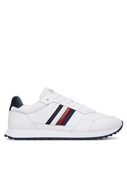 Tommy Hilfiger Sneakersy New Runner Eva Stripes FM0FM05637 Biały ze sklepu MODIVO w kategorii Buty sportowe męskie - zdjęcie 185435665