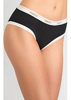 Marilyn figi damskie z bawełny organicznej w sportowym stylu czarne Denise, Kolor czarny, Rozmiar S/M, Marilyn - id: 213544 - marki Marilyn - 185436918 Marilyn figi damskie z bawełny organicznej w sportowym stylu czarne Denise, Kolor czarny, Rozmiar S/M, Marilyn ze sklepu Primodo w kategorii Majtki damskie - zdjęcie 185436918