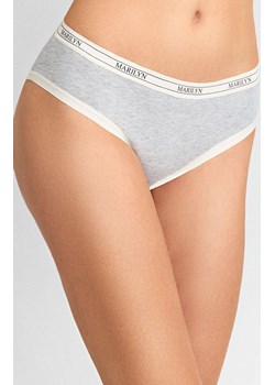 Marilyn figi damskie z bawełny organicznej w sportowym stylu szare Denise, Kolor szary, Rozmiar S/M, Marilyn - id: 213550 - marki Marilyn - 185436926 Marilyn figi damskie z bawełny organicznej w sportowym stylu szare Denise, Kolor szary, Rozmiar S/M, Marilyn ze sklepu Primodo w kategorii Majtki damskie - zdjęcie 185436926
