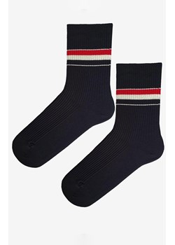 Marilyn skarpetki męskie z wiskozą w sportowym stylu czarne Striped Stripe, Kolor czarny, Rozmiar 41-45, Marilyn ze sklepu Primodo w kategorii Skarpetki męskie - zdjęcie 185436957
