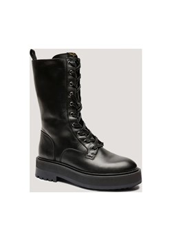 Aeronautica Militare Skórzane botki na platformie ze sklepu Gomez Fashion Store w kategorii Botki - zdjęcie 185437559