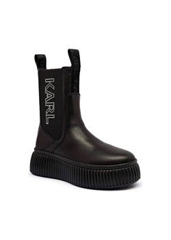 Karl Lagerfeld Skórzane botki na platformie KREEPER LO ze sklepu Gomez Fashion Store w kategorii Botki - zdjęcie 185437638