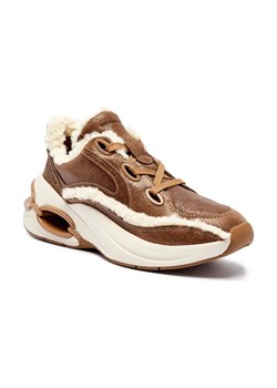 Michael Kors Skórzane sneakersy TONI | shearling ze sklepu Gomez Fashion Store w kategorii Buty sportowe damskie - zdjęcie 185437698