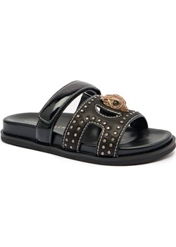 Kurt Geiger Skórzane klapki 225-EAGLE ze sklepu Gomez Fashion Store w kategorii Klapki damskie - zdjęcie 185437876