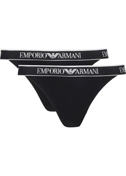 Emporio Armani Stringi 2-pack ze sklepu Gomez Fashion Store w kategorii Majtki damskie - zdjęcie 185440608