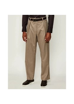 BOSS BLACK Wełniane spodnie BECKHAM x BOSS | Relaxed fit ze sklepu Gomez Fashion Store w kategorii Spodnie męskie - zdjęcie 185440648