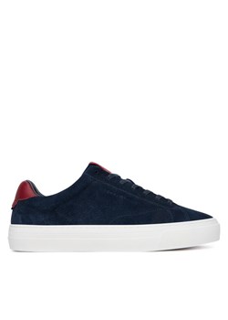 Sneakersy Tommy Hilfiger Premium Dress Cupsole FM0FM05573 Granatowy ze sklepu eobuwie.pl w kategorii Buty sportowe męskie - zdjęcie 185440798