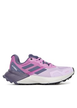 Buty do biegania adidas Terrex Soulstride RAIN.RDY Trail JR7070 Fioletowy ze sklepu eobuwie.pl w kategorii Buty sportowe damskie - zdjęcie 185440799