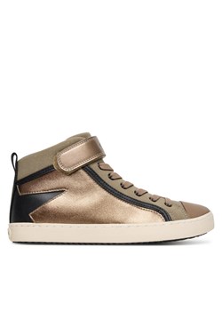 Sneakersy Geox J Kalispera J944GM 0NFGN C0533 D Brązowy ze sklepu eobuwie.pl w kategorii Buty sportowe dziecięce - zdjęcie 185440826