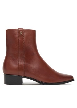 Botki Tommy Hilfiger FW0FW08980 Brązowy ze sklepu eobuwie.pl w kategorii Botki - zdjęcie 185440857