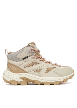 Trekkingi Jack Wolfskin Vojo Tour Texapore Mid A62071 Szary ze sklepu eobuwie.pl w kategorii Buty trekkingowe damskie - zdjęcie 185440866