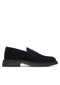 Mokasyny Tommy Hilfiger Comfort Lwt FM0FM05727 Granatowy ze sklepu eobuwie.pl w kategorii Mokasyny męskie - zdjęcie 185440919