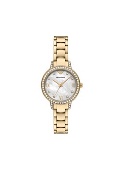 Emporio Armani Zegarek Cleo AR11652 Złoty ze sklepu MODIVO w kategorii Zegarki - zdjęcie 185441827