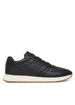 Tommy Hilfiger Sneakersy Premium Leather Hybrid FM0FM05700 Czarny ze sklepu MODIVO w kategorii Buty sportowe męskie - zdjęcie 185441977