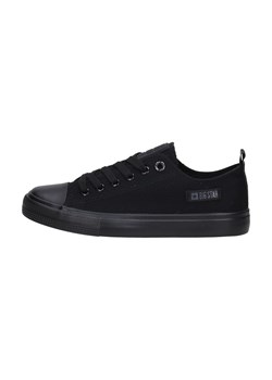 Czarne tekstylne trampki damskie Big Star Kk274009 ze sklepu suzana.pl w kategorii Trampki damskie - zdjęcie 185443196