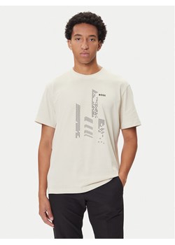 BOSS T-Shirt GRX Zone 50552184 Beżowy Relaxed Fit ze sklepu MODIVO w kategorii T-shirty męskie - zdjęcie 185444076