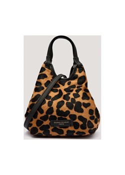 GIANNI CHIARINI Skórzana torebka na ramię DUA ze sklepu Gomez Fashion Store w kategorii Torebki hobo - zdjęcie 185444669