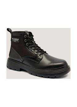 Karl Lagerfeld Skórzane buty wysokie MASON ze sklepu Gomez Fashion Store w kategorii Buty zimowe męskie - zdjęcie 185444679