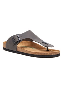 Comfortfusse Skórzane japonki w kolorze szarym ze sklepu Limango Polska w kategorii Klapki męskie - zdjęcie 185445526