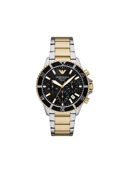 Emporio Armani Zegarek World Explorer AR11680 Srebrny ze sklepu MODIVO w kategorii Zegarki - zdjęcie 185446109
