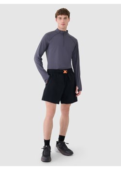 Męskie spodenki casual 4F 4FWSS25TSHOM533 - czarne ze sklepu Sportstylestory.com w kategorii Spodenki męskie - zdjęcie 185446578